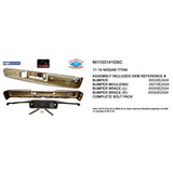 2021 NISSAN TITAN XD FRONT BUMPER SIDE GUIDE BRACKET, RH (PASSENGER SIDE)